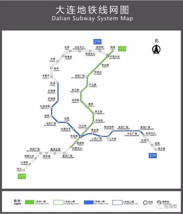 大连地铁最新线路图全景概览